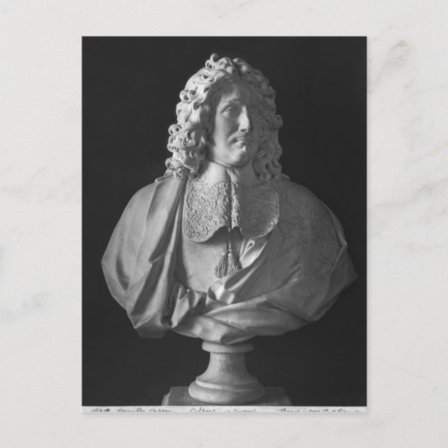 Cartão Postal Busto de Jean-Baptiste Colbert de Torcy (Frente)