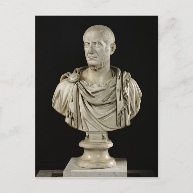 Cartão Postal Busto de Marcus Claudius Tacitus (Frente)