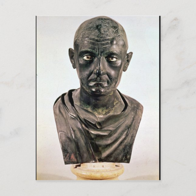 Cartão Postal Busto de Publius Cornelius Scipio 'Africanus' (Frente)