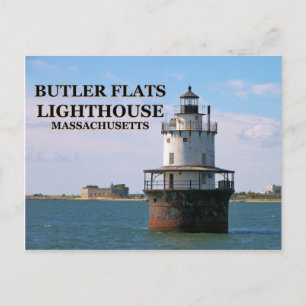 Cartão Postal Butler Apartamentos Lighthouse, Massachusetts Post