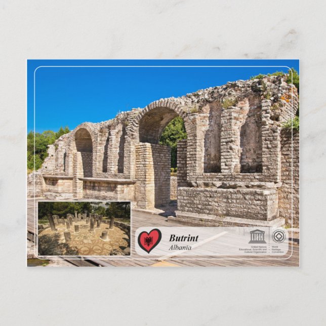 Cartão Postal Butrint (Frente)