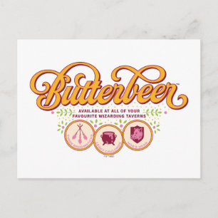 Cartão Postal BUTTERBEER™ Disponível Em Taverna dos Bruxos
