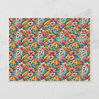 Cartão Postal Butterfly 1 Stereogram Magic Eye - No Envelope