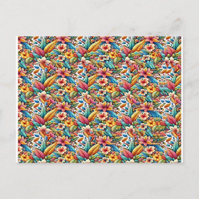 Cartão Postal Butterfly 1 Stereogram Magic Eye - No Envelope (Frente)