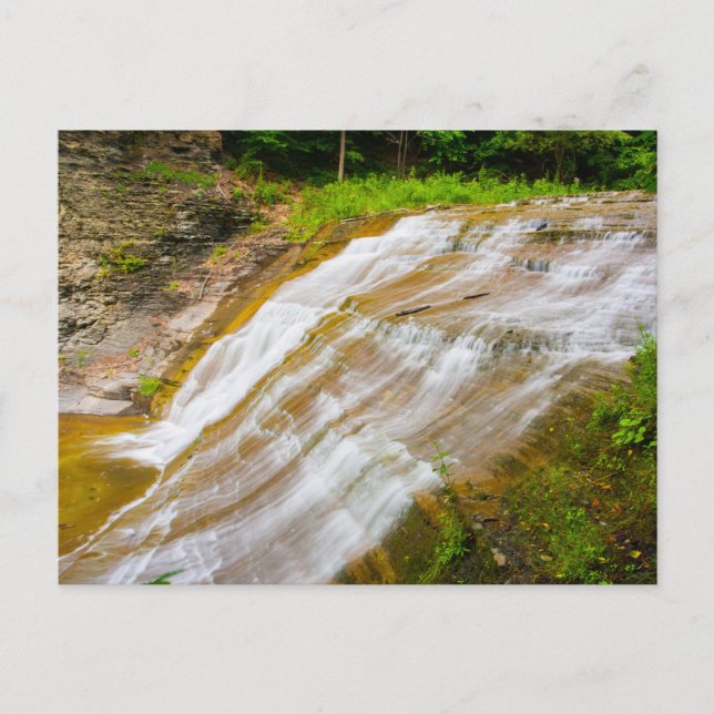 Cartão Postal Buttermilk Falls State Park, Nova York (Frente)