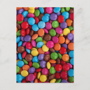Cartão Postal Button Candy