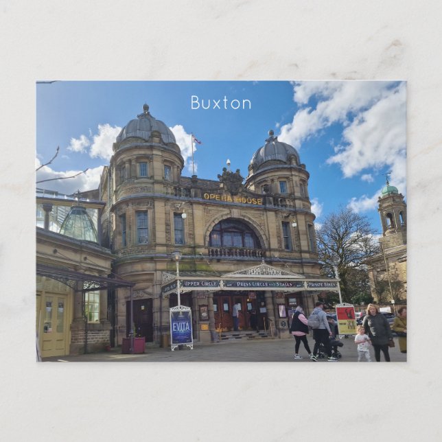 Cartão Postal Buxton - Casa de Ópera (Frente)