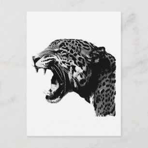 Cartão Postal BW Jaguar