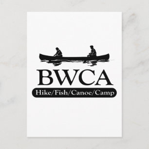 Cartão Postal BWCA / Campo de canoa de peixe de Hike