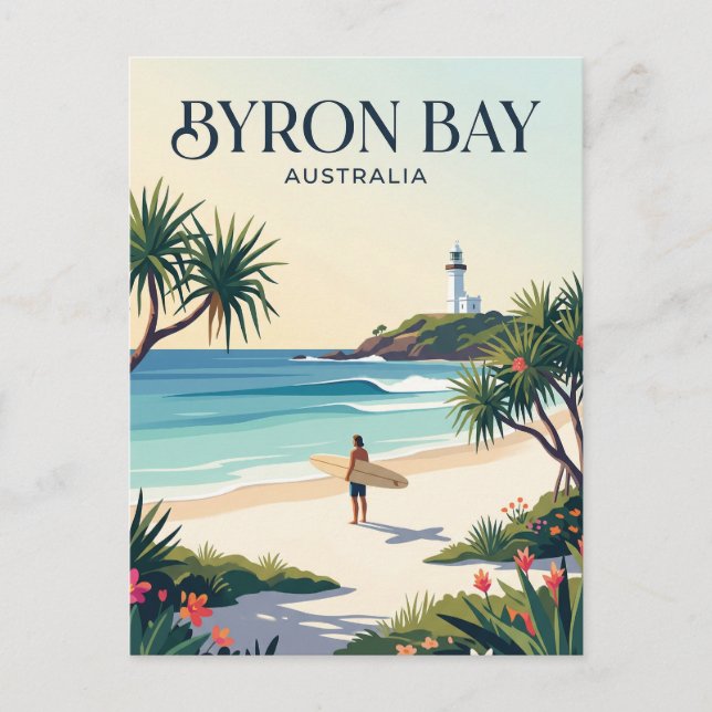 Cartão Postal Byron Bay Austrália (Frente)