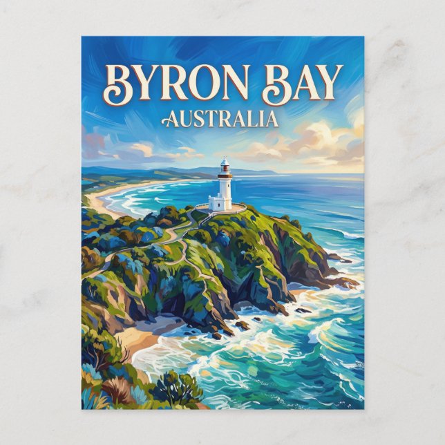Cartão Postal Byron Bay Austrália (Frente)