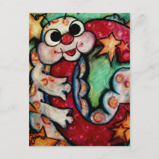 Cartão Postal C é para a lagarta