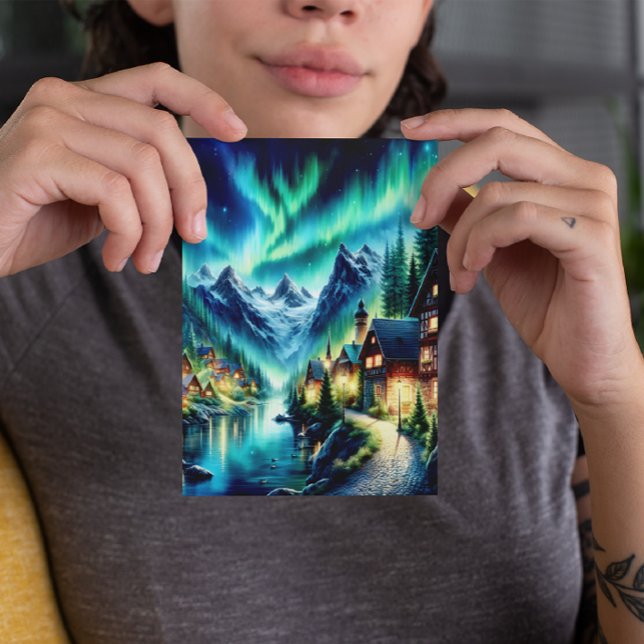 Cartão Postal Cabana Encantada nos Bosques Sussurrantes (Criador carregado)