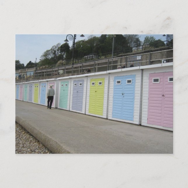 Cartão Postal Cabanas da praia (Frente)