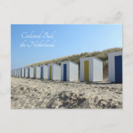 Cartão Postal Cabanas de praia, Cadzand-Bad, Países Baixos