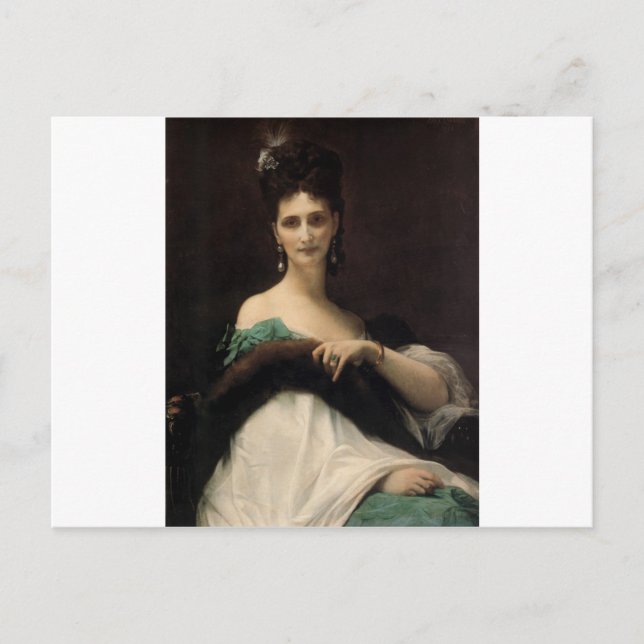 Cartão Postal Cabanel Alexandre La Comtesse de Keller 1873 (Frente)