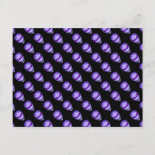 Cartão Postal Cabeça de Alienígena roxa