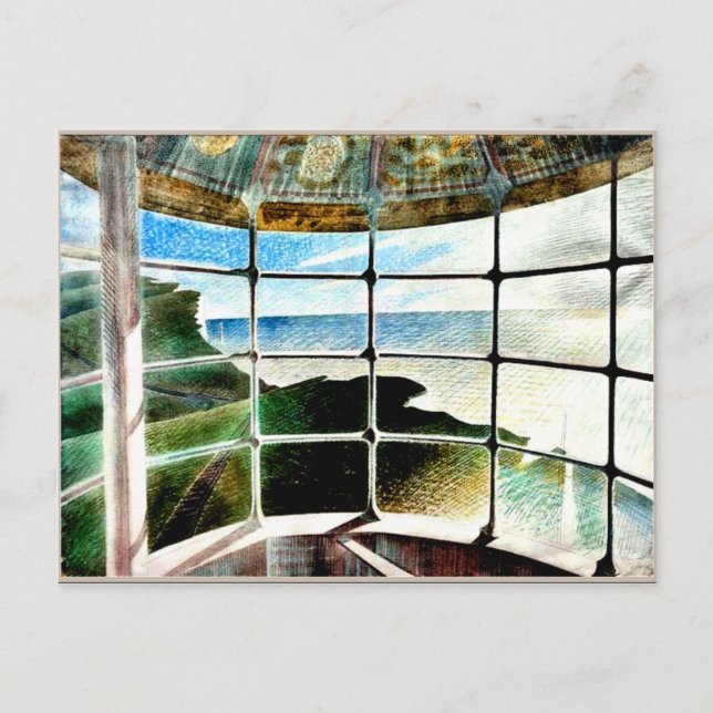 Cartão Postal Cabeça de Beachy do Farol de Belle Tout (Frente)