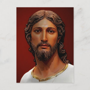 Cartão Postal Cabeça de Cristo por Mark Edward Westerfield confo