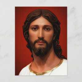 Cartão Postal Cabeça de Cristo por Mark Edward Westerfield confo