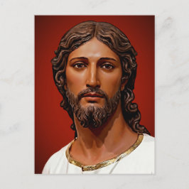 Cartão Postal Cabeça de Cristo por Mark Edward Westerfield confo