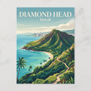 Cartão Postal Cabeça de Diamante Havaí