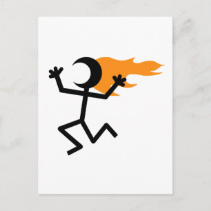 Cartão Postal Cabeça de Flaming