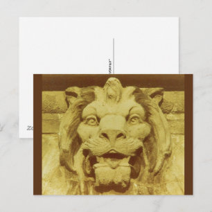 Cartão postal - Cabeça de Leão