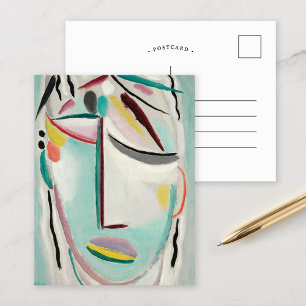 Cartão Postal Cabeça de Salvador, mártir von Jawlensky