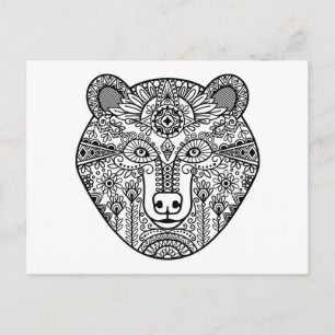Cartão Postal Cabeça do Urso do Estilo