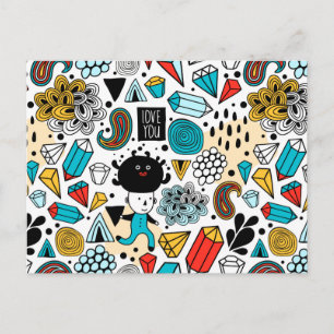 Cartão Postal Cabeça louca