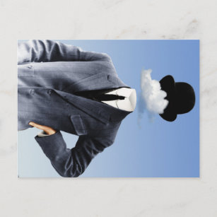 Cartão Postal "Cabeça Nas Nuvens"