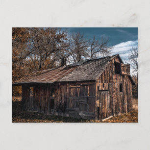 Cartão Postal Cabina De Fazenda Rural Ou Velho Barno