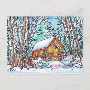 Cartão Postal Cabina de inverno