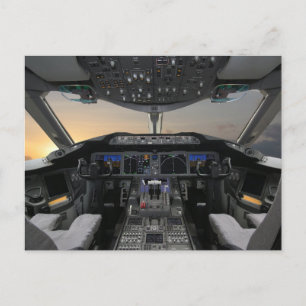 Cartão Postal Cabine de aeronave