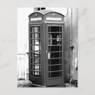 Cartão Postal Cabine de Telefone Inglês