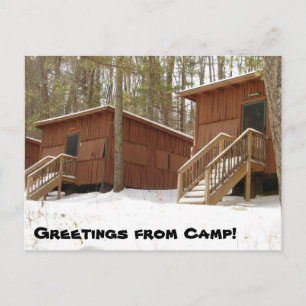 Cartão Postal Cabine no inverno!