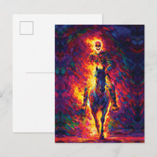 Cartão Postal Cabine Telefônica Vermelha Aconchegante Gato Branc