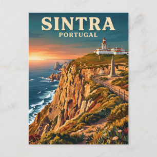 Cartão Postal Cabo da Roca, Sintra, Portugal