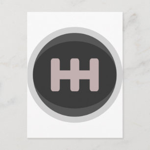 Cartão Postal Cabo de Mudança de Marchas de Corrida