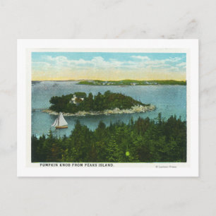 Cartão Postal Cabo Elizabeth View de Dois Faróis