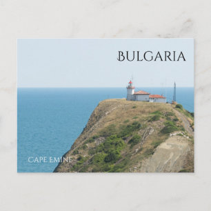 Cartão Postal Cabo Emine. Bulgária