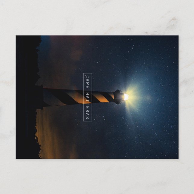 Cartão Postal Cabo Hatteras Light. (Frente)