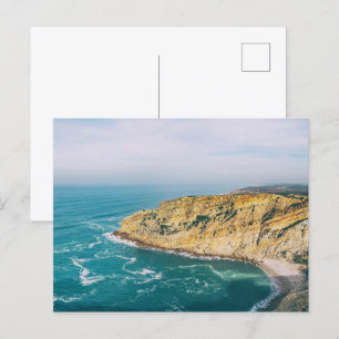 Cartão Postal Cabo na paisagem do oceano Atlântico