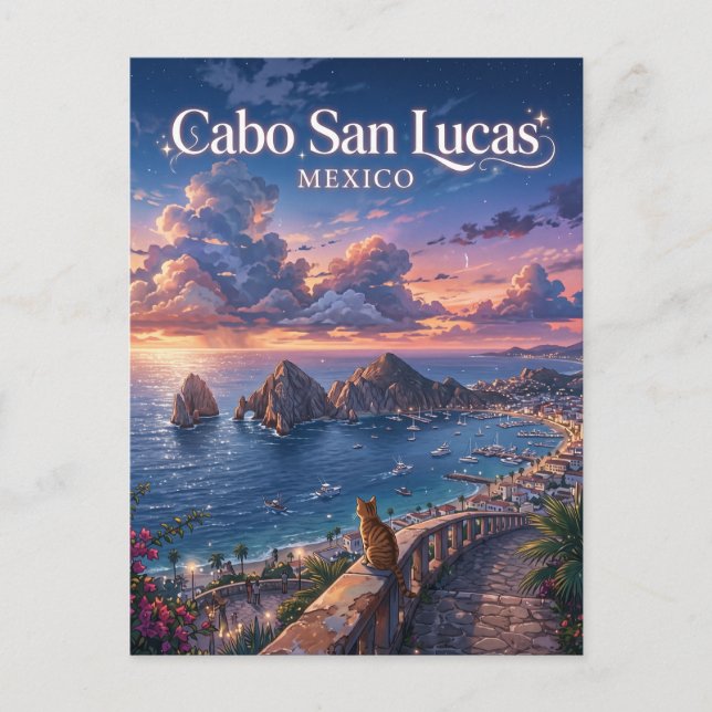 Cartão Postal Cabo San Lucas México (Frente)