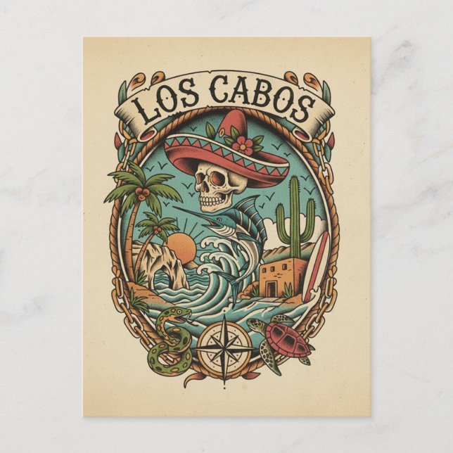 Cartão Postal Cabo San Lucas México Viagens (Frente)