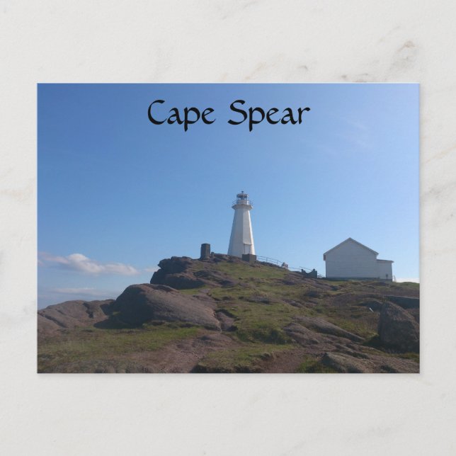 Cartão Postal Cabo Spear (Frente)