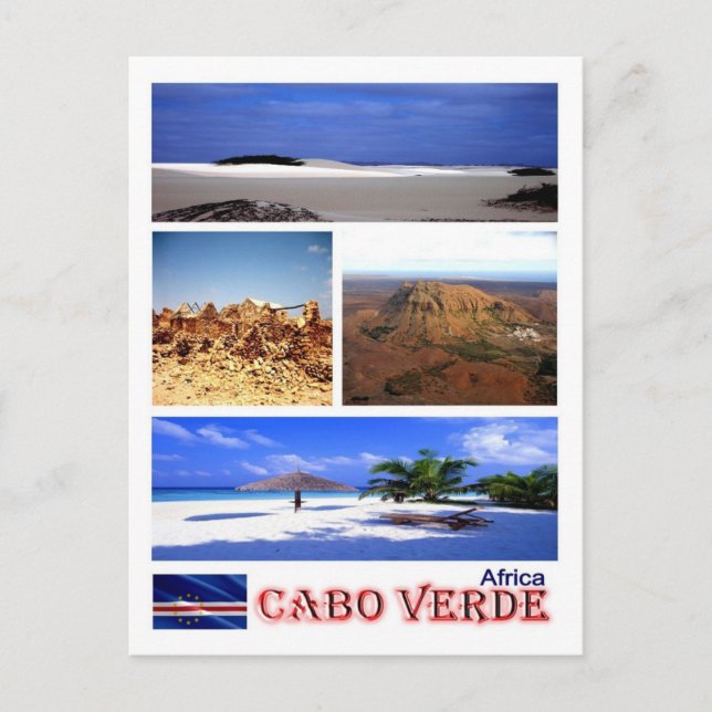 Cartão Postal Cabo Verde - (Frente)