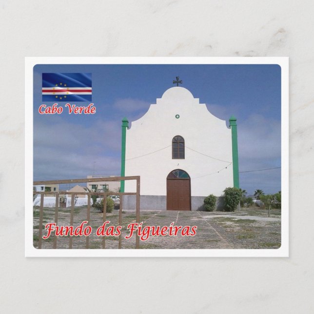 Cartão Postal Cabo Verde - Boa Vista - (Frente)