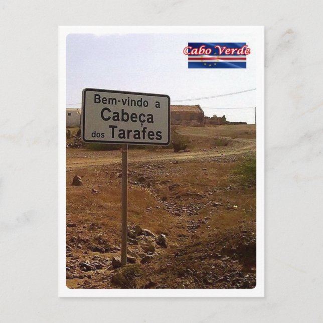 Cartão Postal Cabo Verde - Cabeca dos Tarrafes - (Frente)